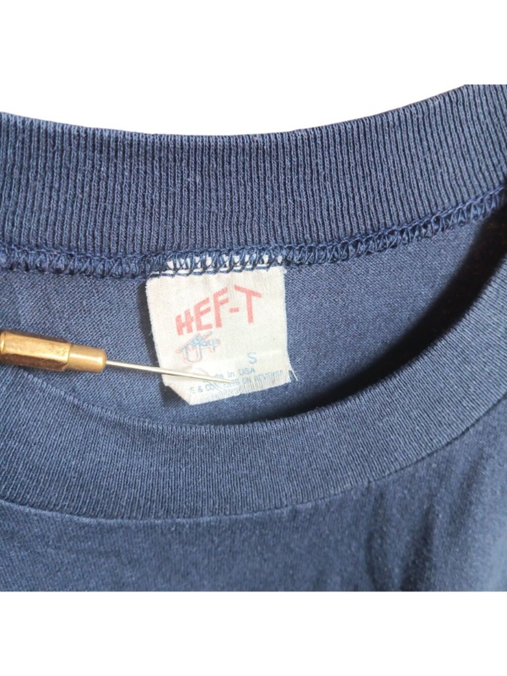 Small Vintage T-shirt Single Stitch Hawaii Rainbow Palm HEF-T USA 1980s Sufer - Picture 4 of 6